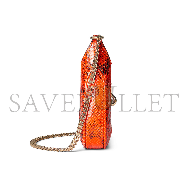 G*u*i jackie notte python mini bag 782889 (19.5*18*3.5cm)